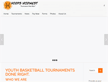 Tablet Screenshot of hoopsmidwest.com
